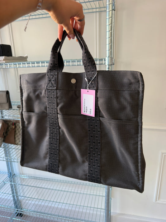 Pre-Owned Grey Fourre Tout Canvas Handbag