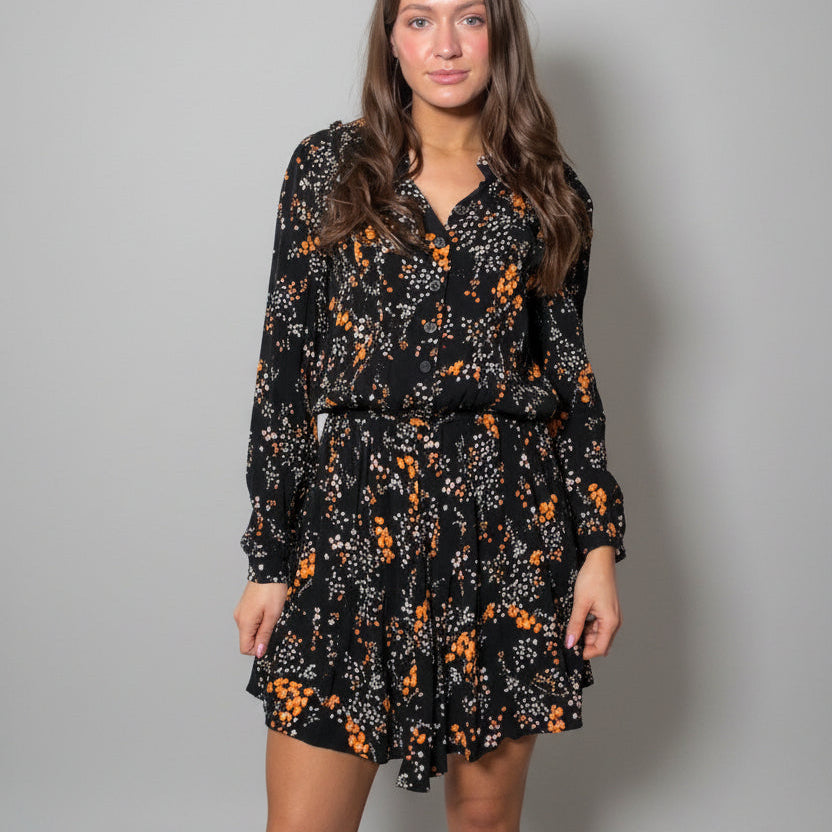 Black Floral Dress