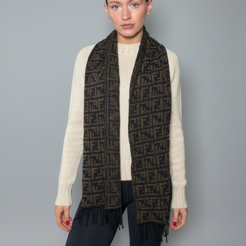 Brown/Black Scarf