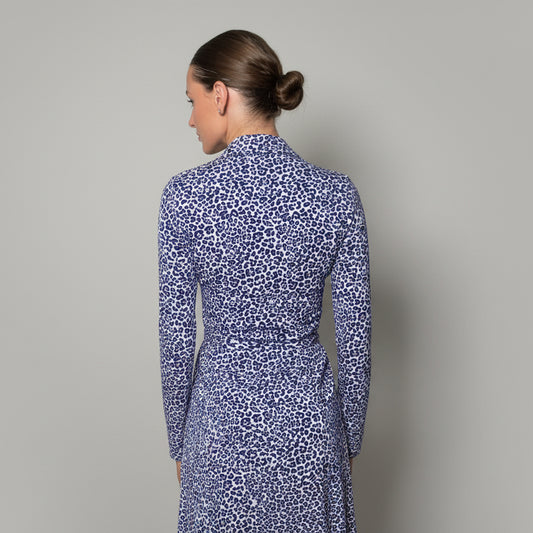 Blue/White Dress UK8