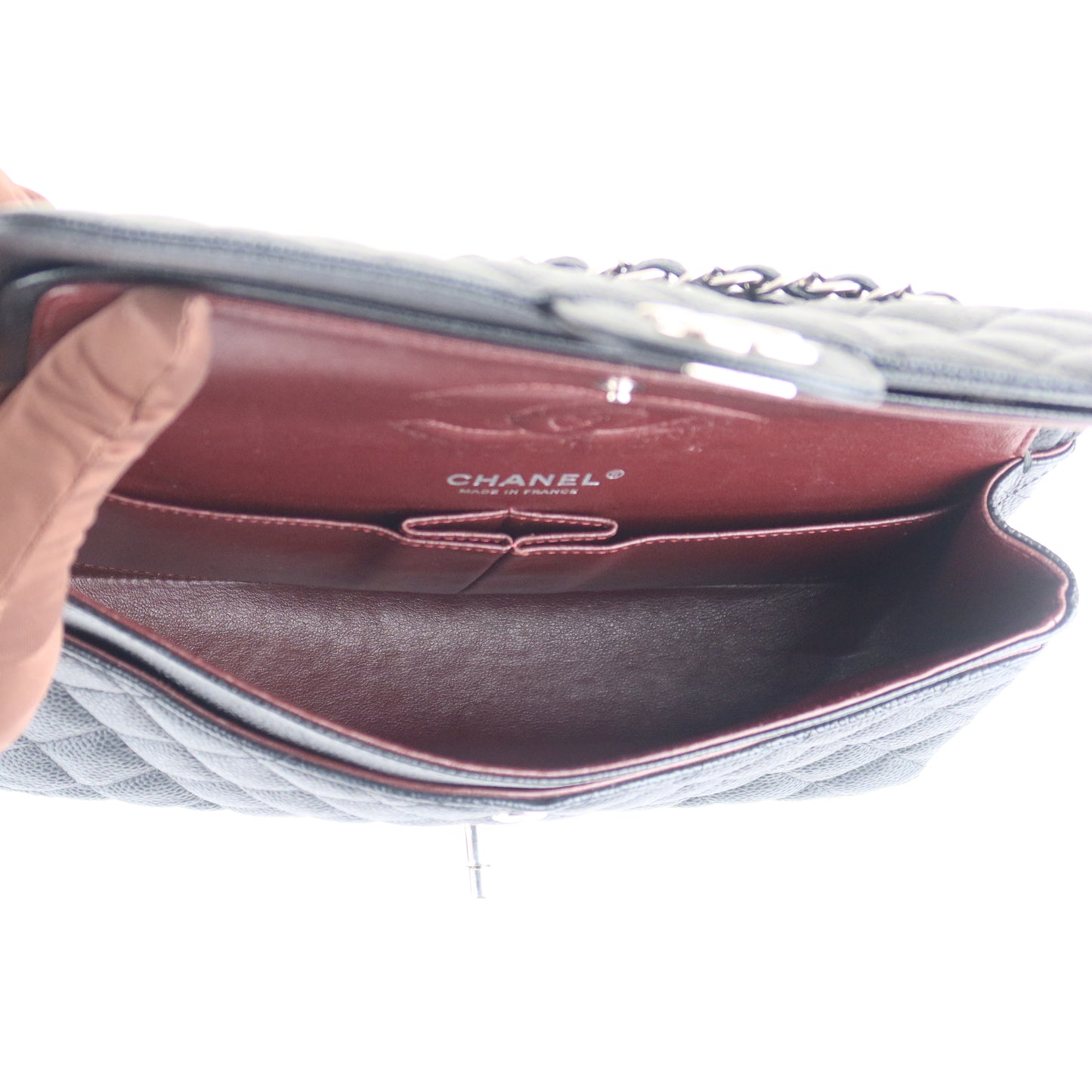 Caviar Medium Classic Flap