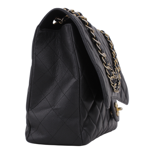 Maxi Single Flap - Caviar