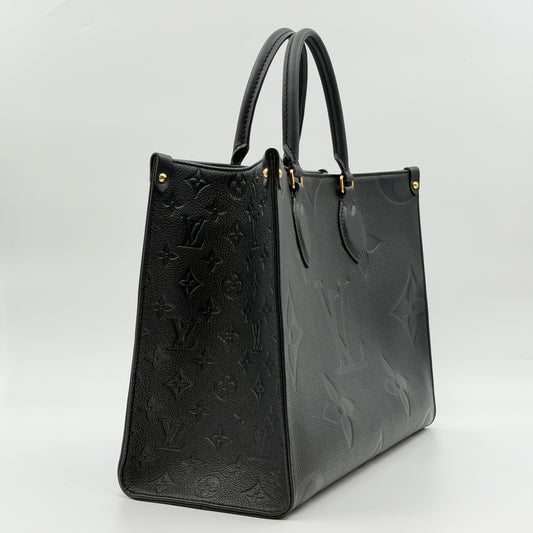 Pre-Owned Black Monogram Empreinte Leather OnTheGo PM
