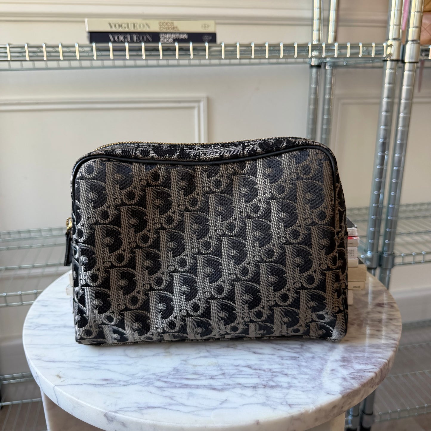 Pre-Owned Dior Oblique Nylon Clutch Bag