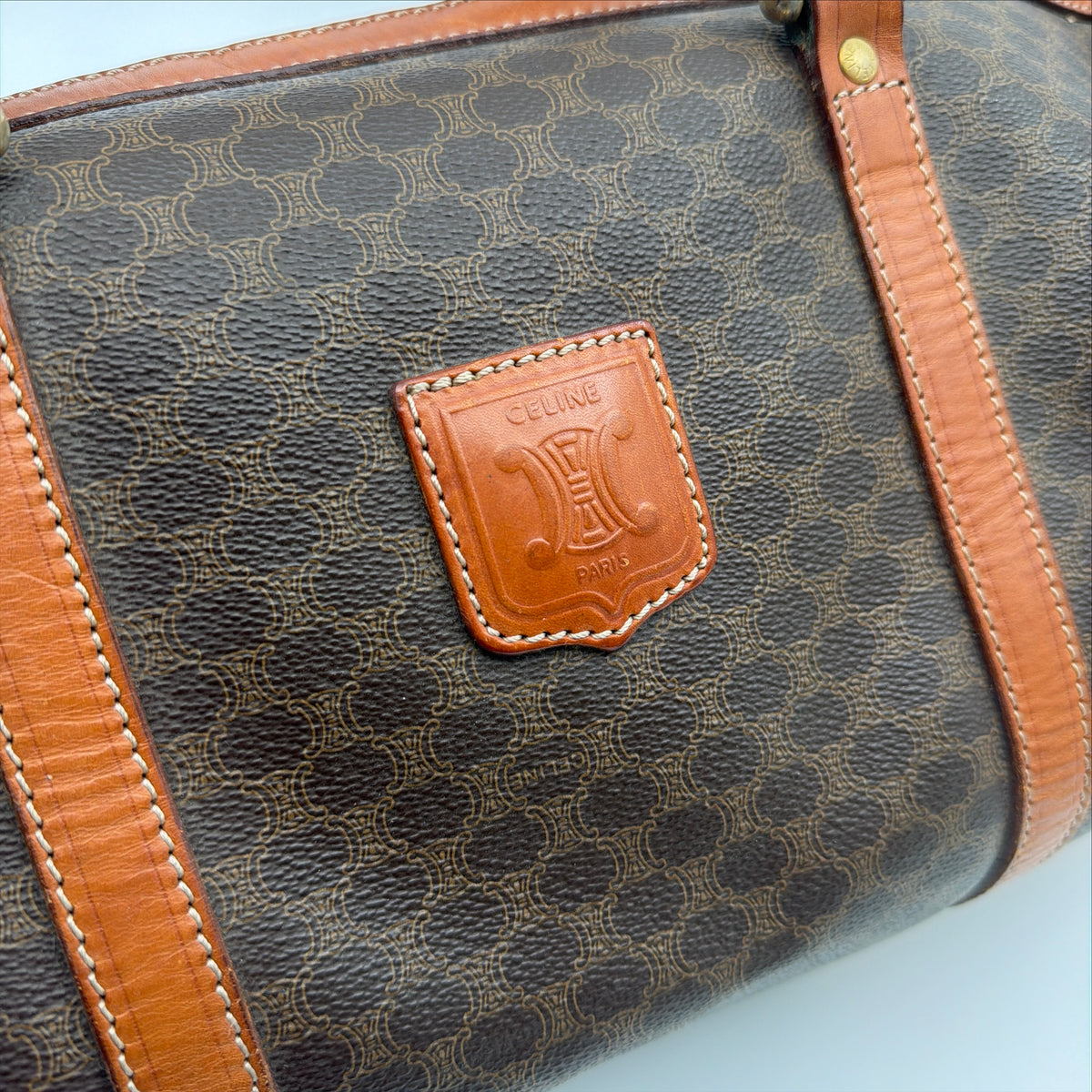 Pre-Owned Brown Macadam Canvas Keepall 40