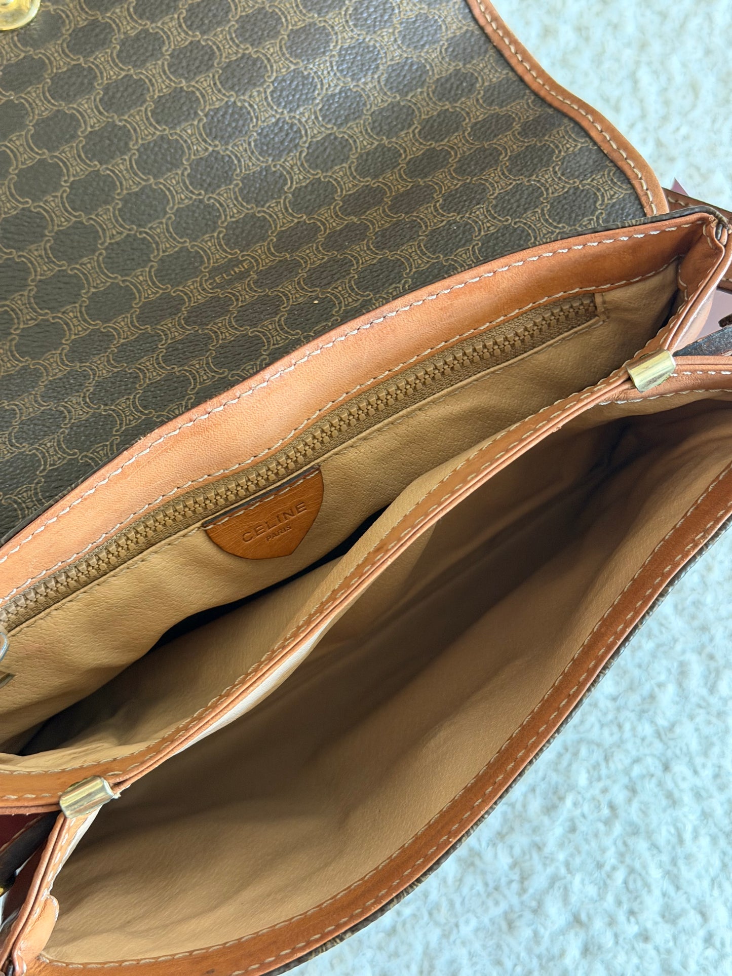 Pre-Owned Macadam Coated Canvas Crossbody Bag