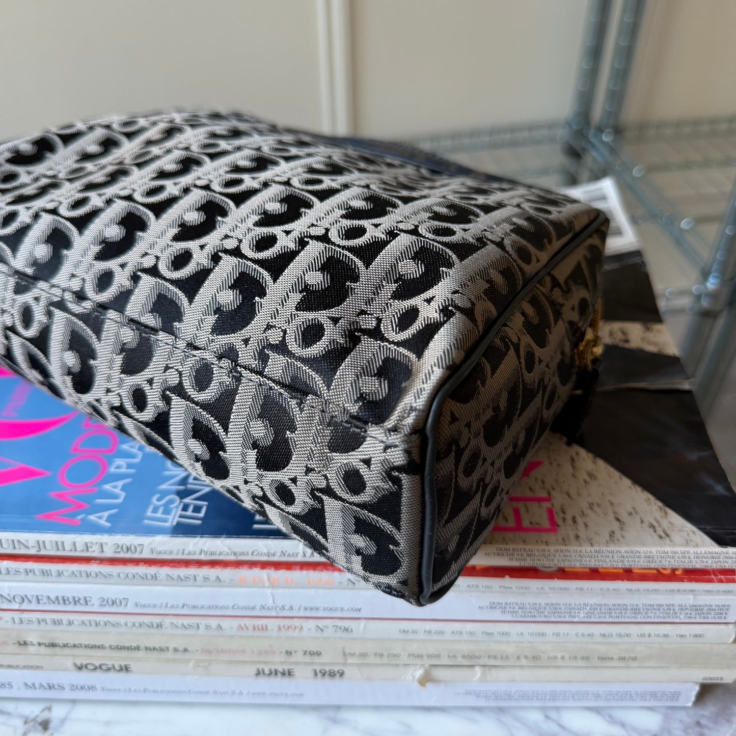 Pre-Owned Dior Oblique Nylon Clutch Bag