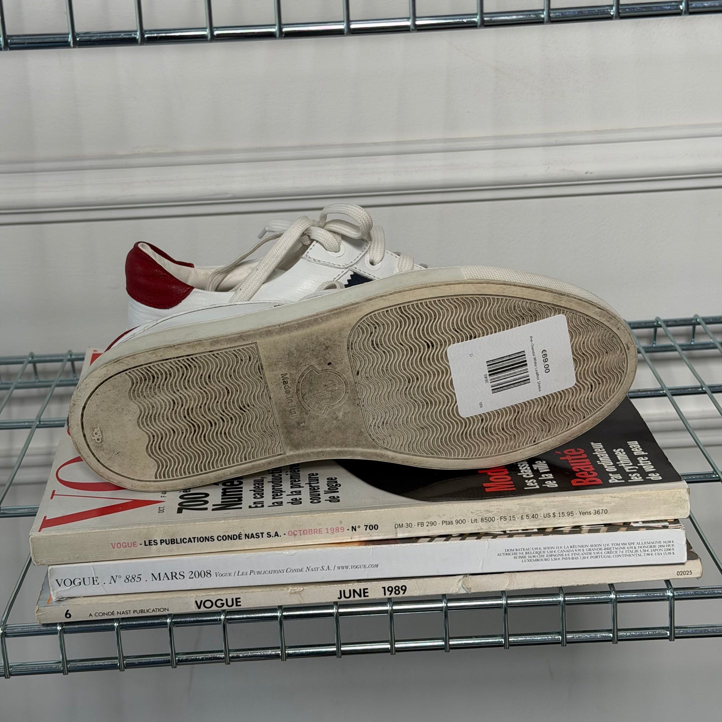 Pre-Owned White Leather Shoes