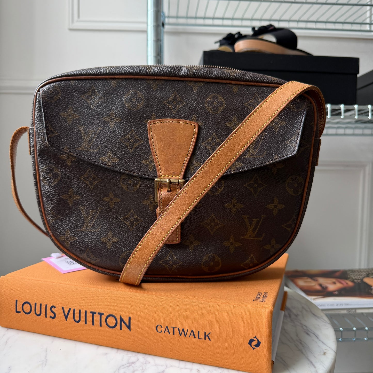 Pre-Owned LV Monogram Canvas Jeune Fille Crossbody Bag