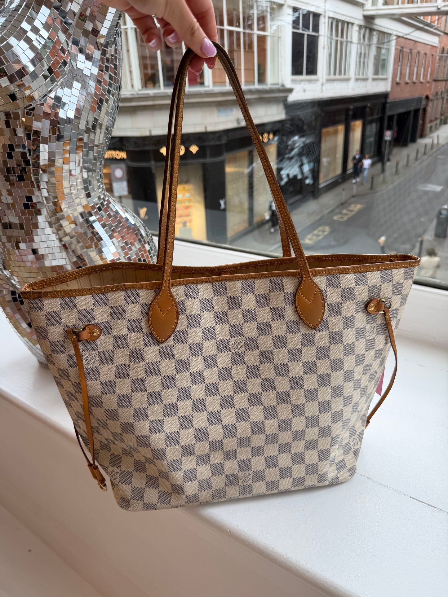 Damier Azur Canvas Neverfull MM