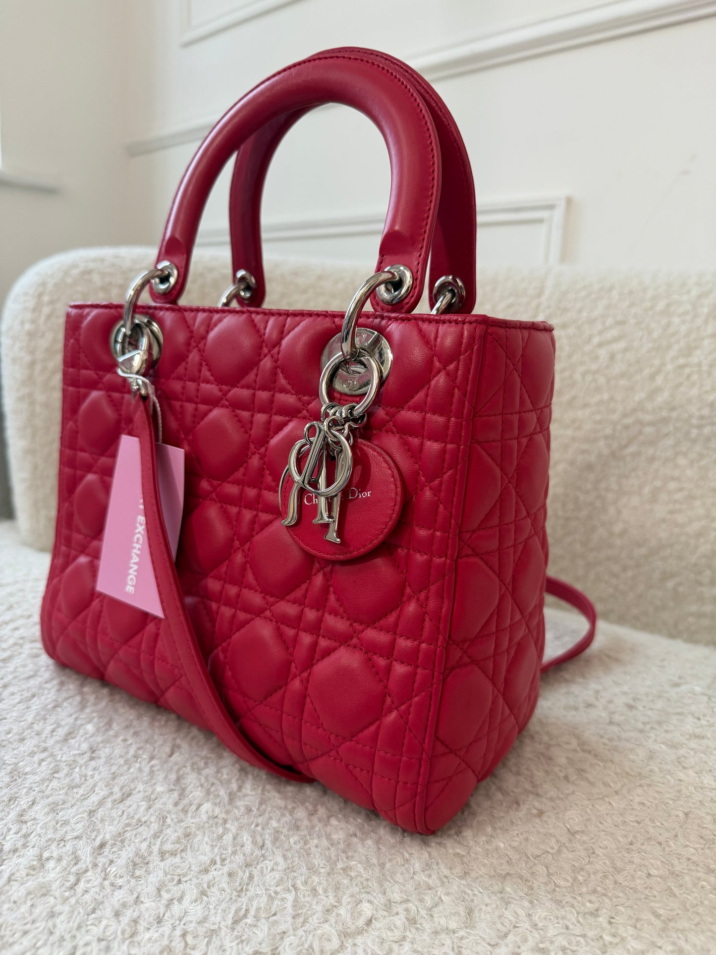 Pink Medium Lady Dior