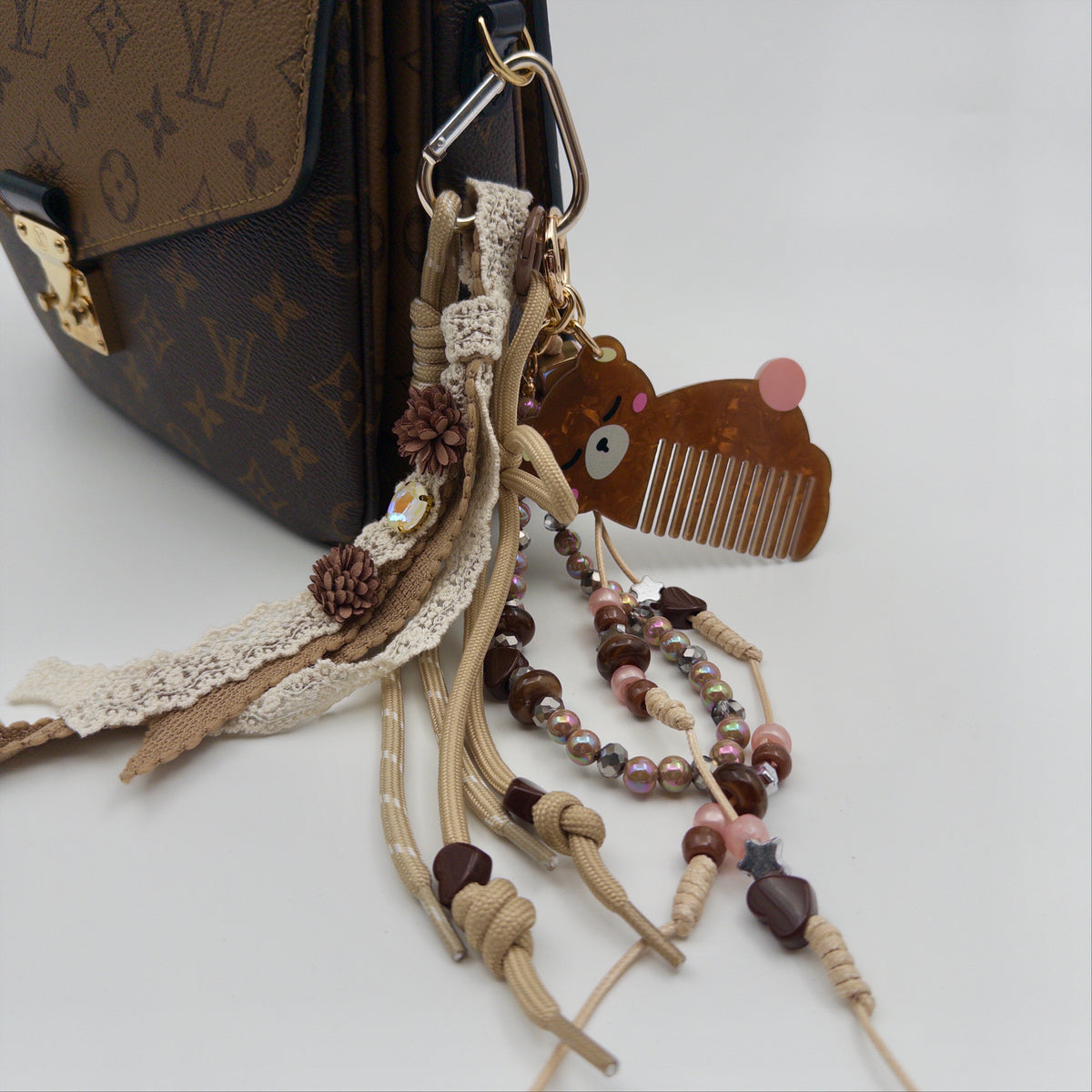 Teddy Bear Bag Charm