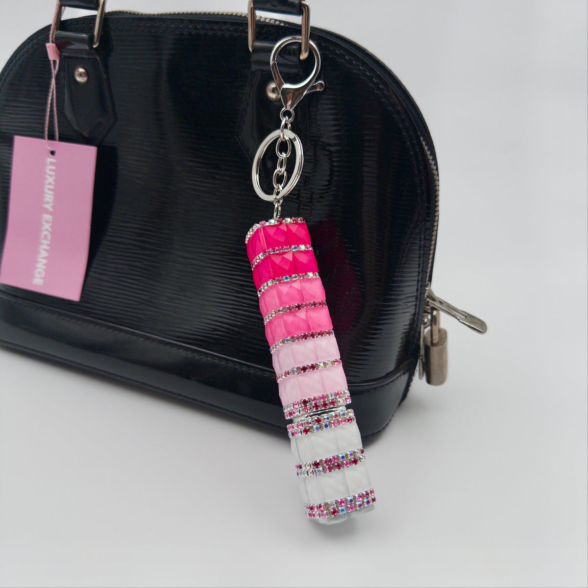 Pink Perfume Bag Charm
