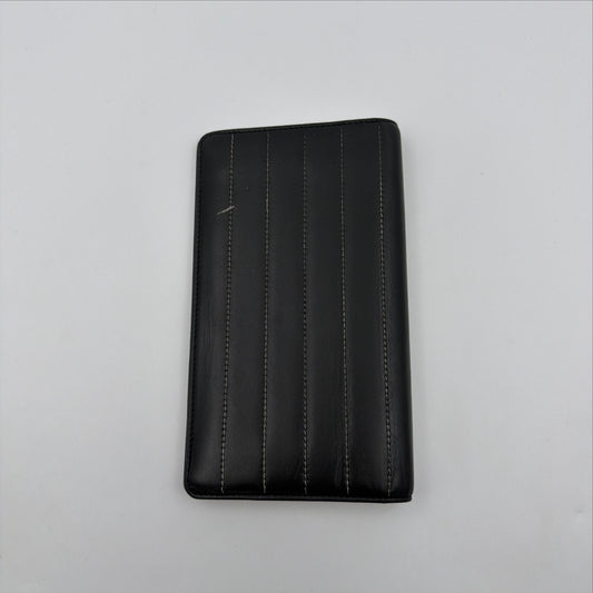 Pre-Owned Black Piano-Quilted Lambskin Organiser Wallet