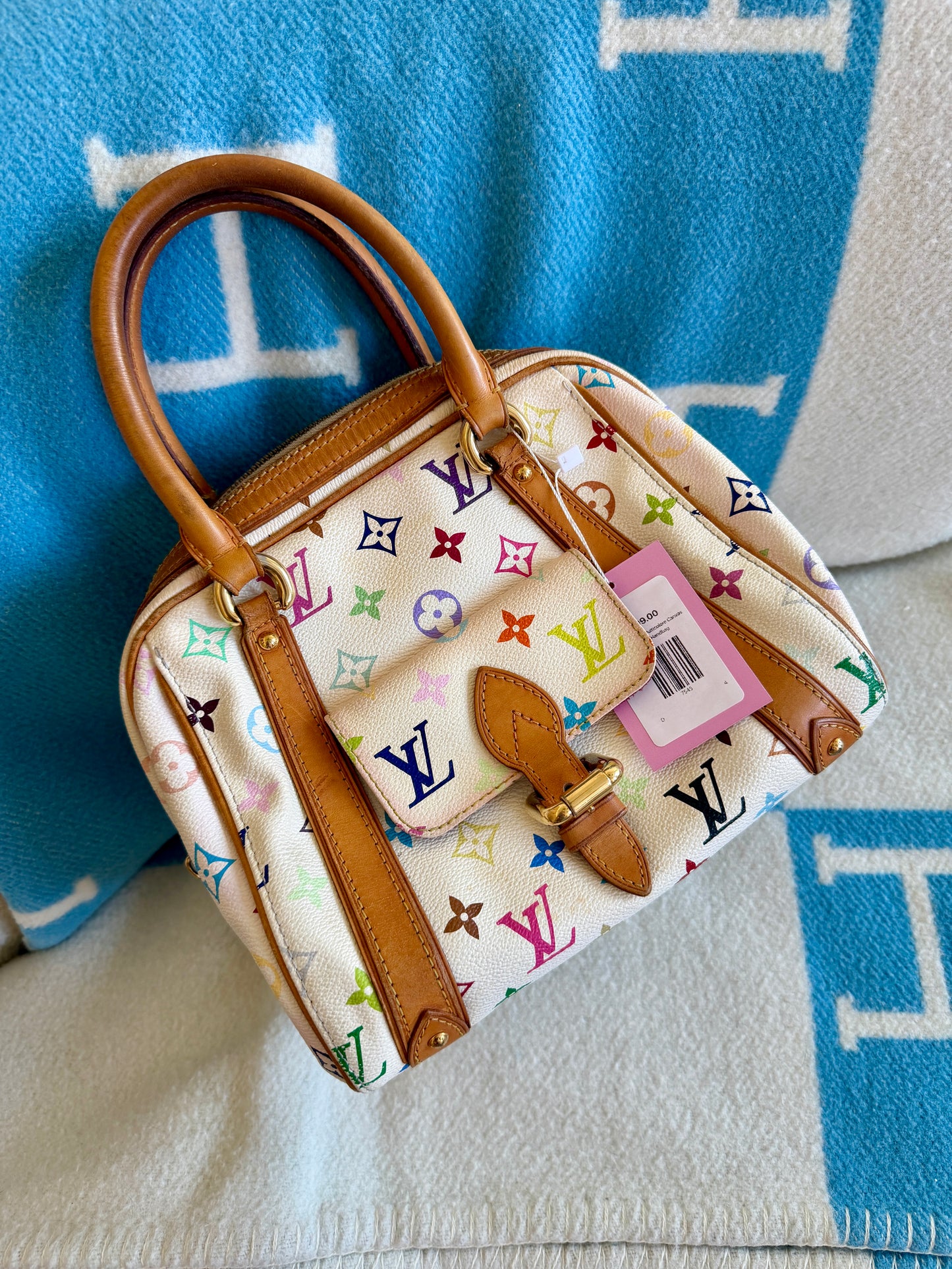 Pre-Owned LV Multicolore Canvas Priscilla Handbag