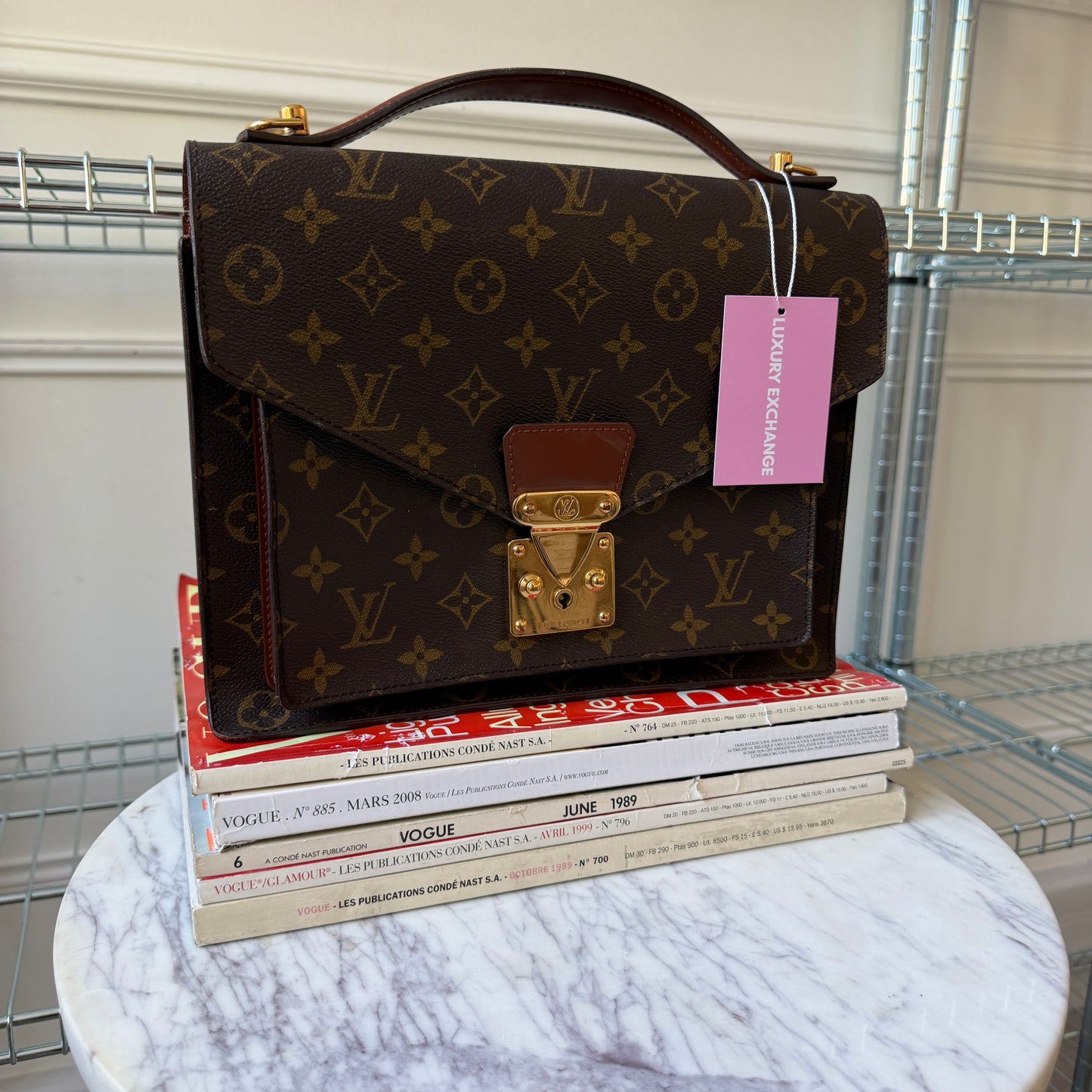 Pre-Owned LV Monogram Canvas Monceau GM Crossbody Bag