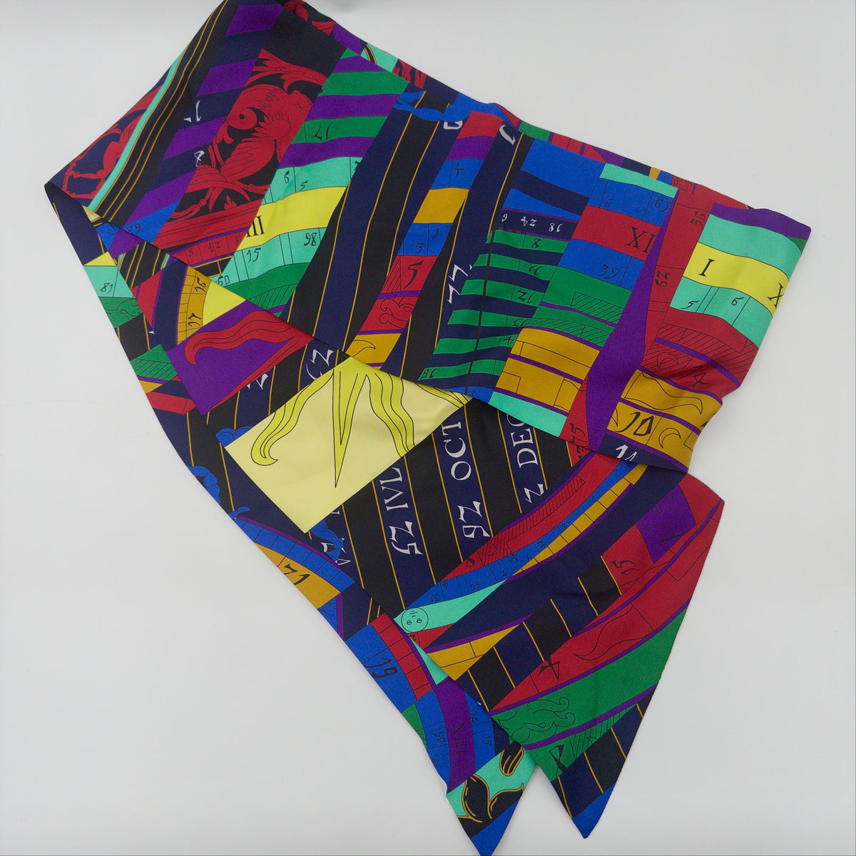 Pre-Owned Multicolour Silk Scarf
