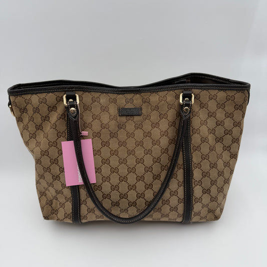 Pre-Owned Canvas Shopper Tote