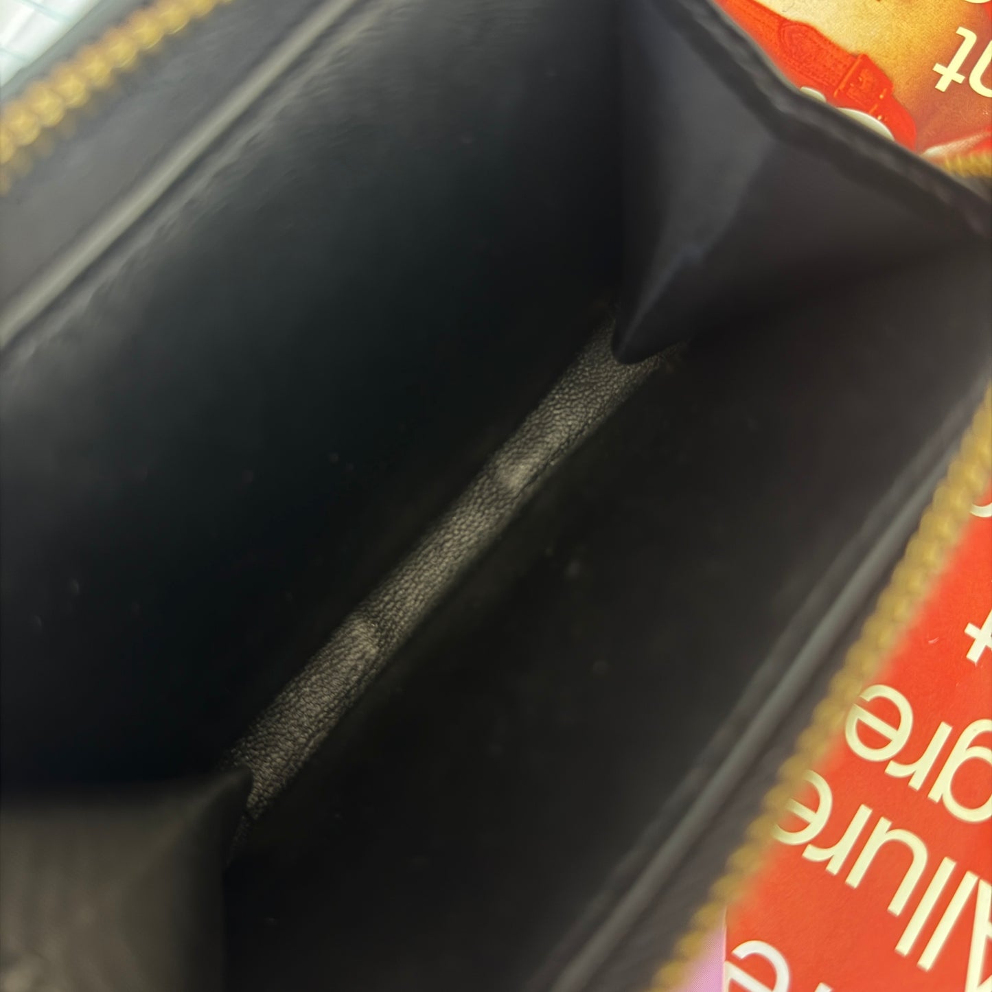Pre-Owned Black Cannage Lambskin Leather Wallet