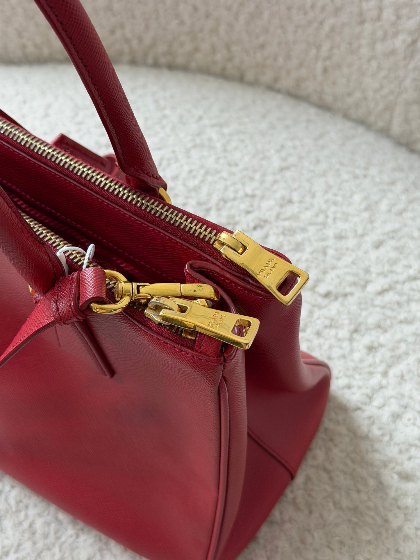 Red Saffiano Leather Galleria Medium - Pre-Owned