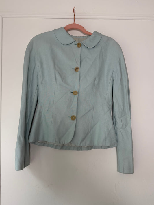Light Blue Prada Suit UK8