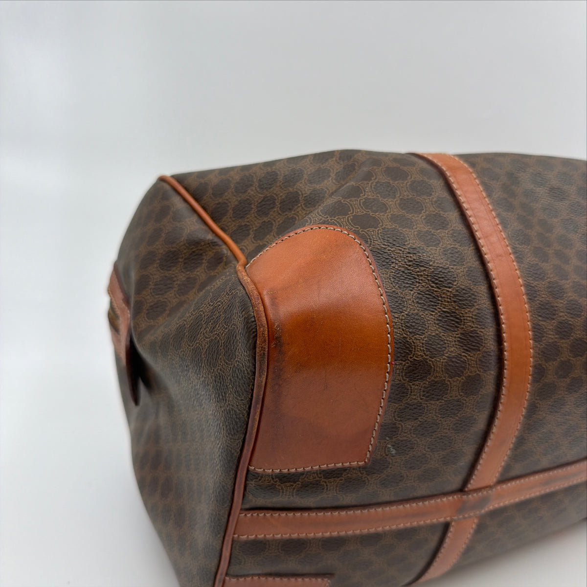 Pre-Owned Brown Macadam Canvas Keepall 40