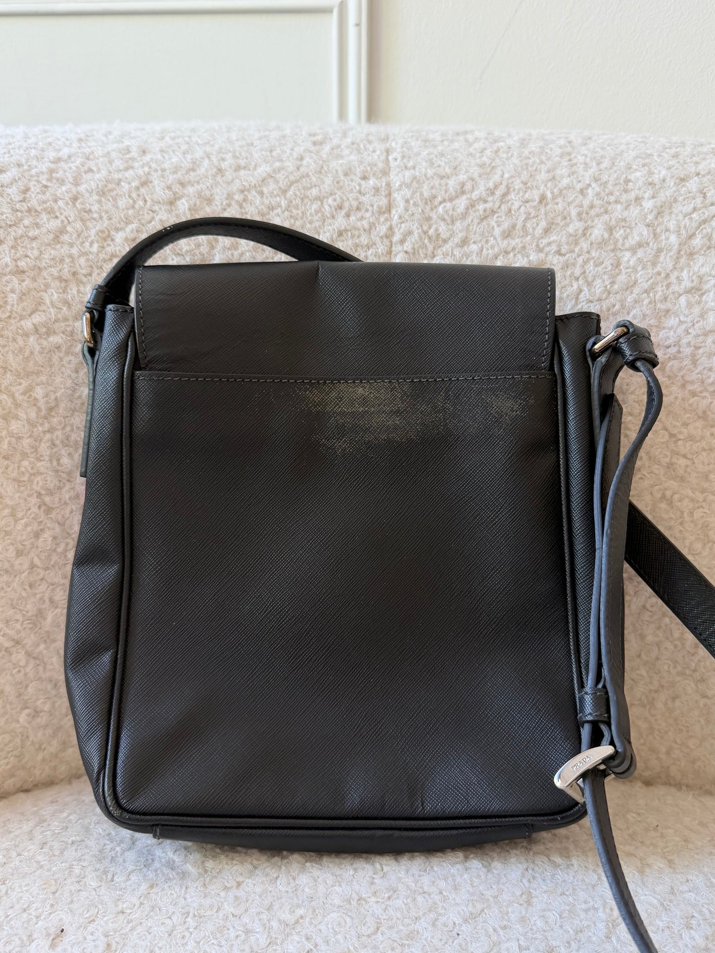 Black Saffiano Leather Bag
