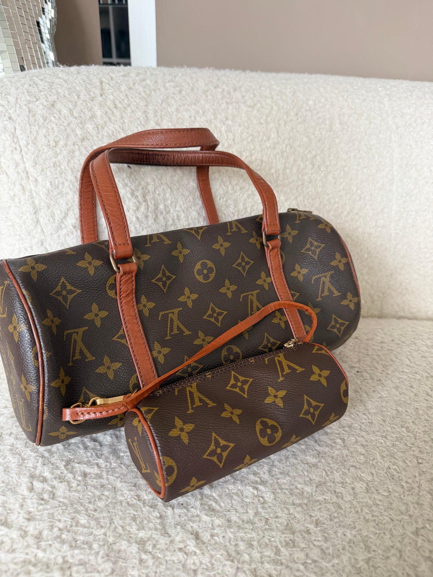 Pre-Owned LV Monogram Canvas Papillon 30 (Set)