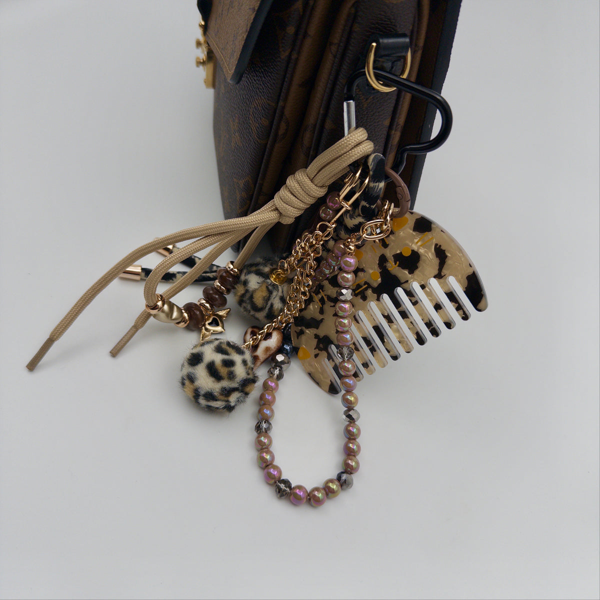 Cat Comb Bag Charm