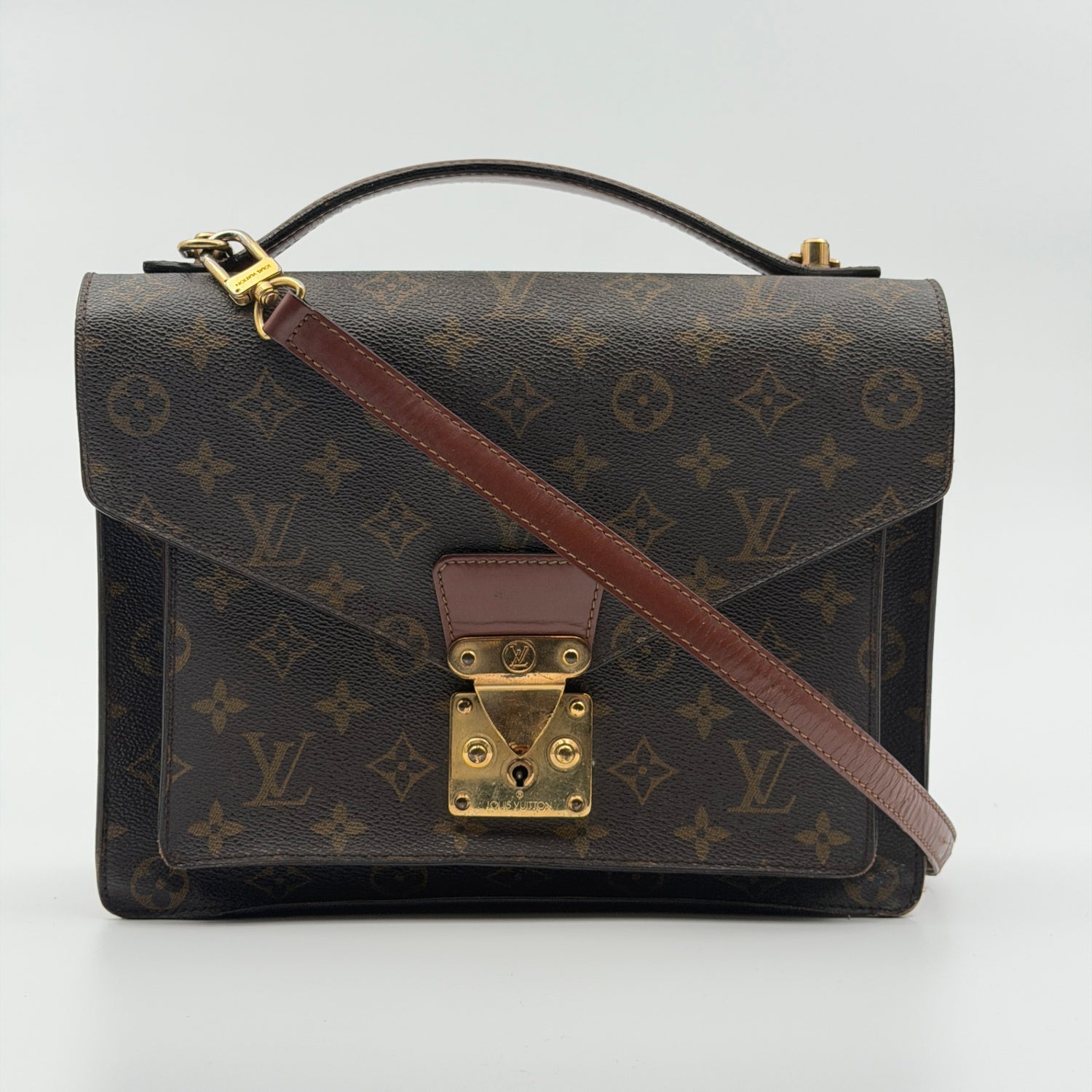 Pre-Owned LV Monogram Canvas Monceau GM Crossbody Bag