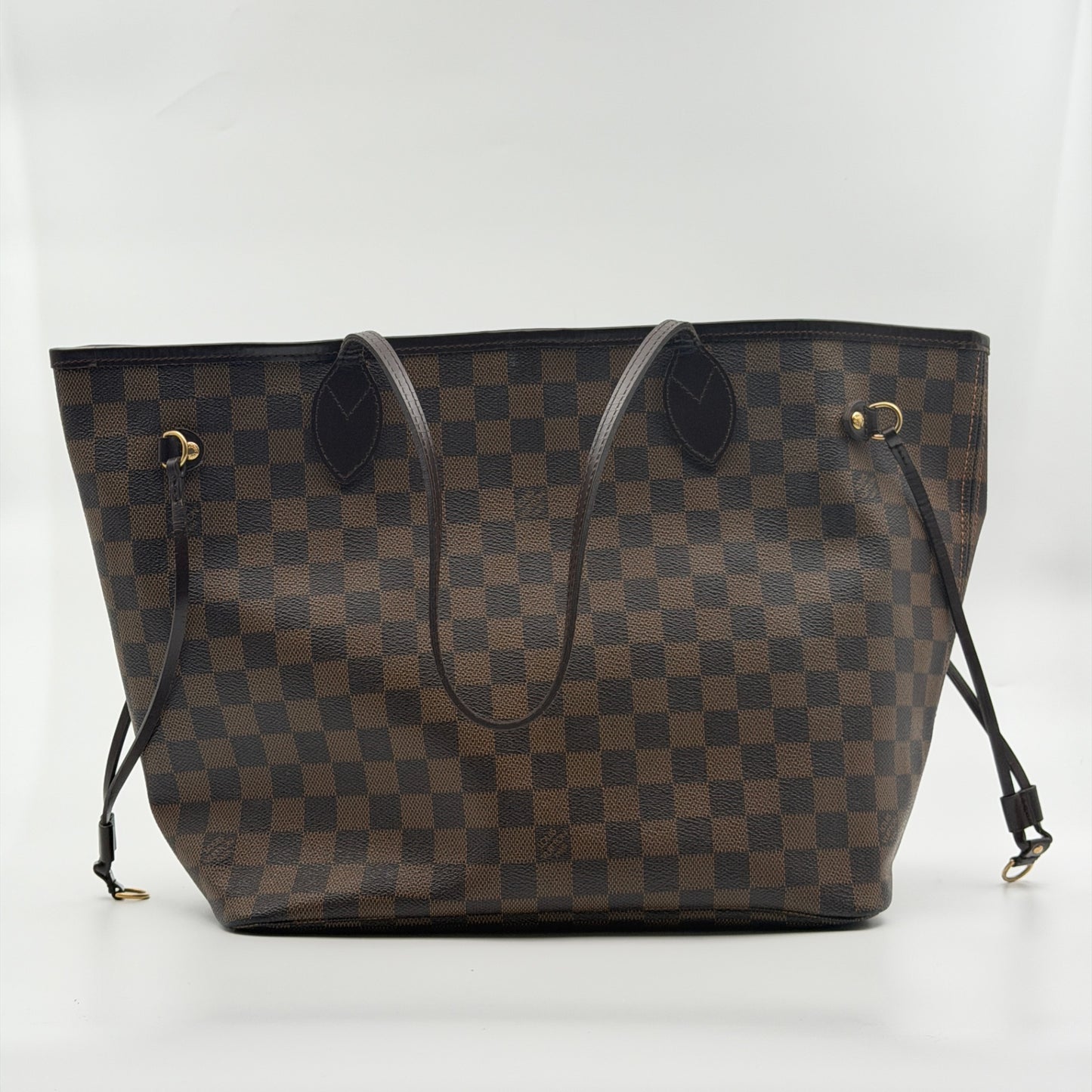 Pre-Owned Damier Ebene Canvas Neverfull MM