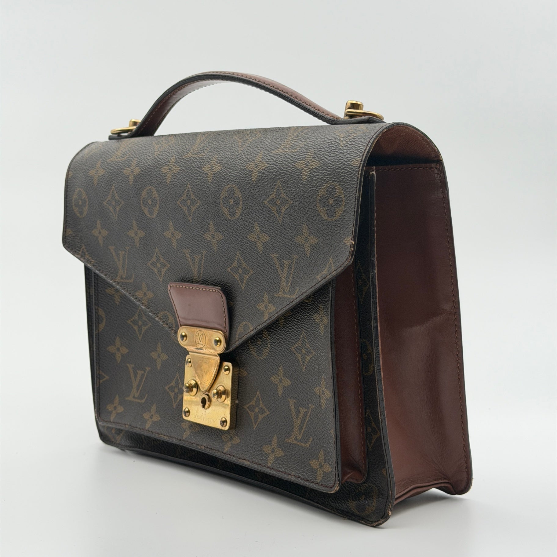 Pre-Owned LV Monogram Canvas Monceau GM Crossbody Bag