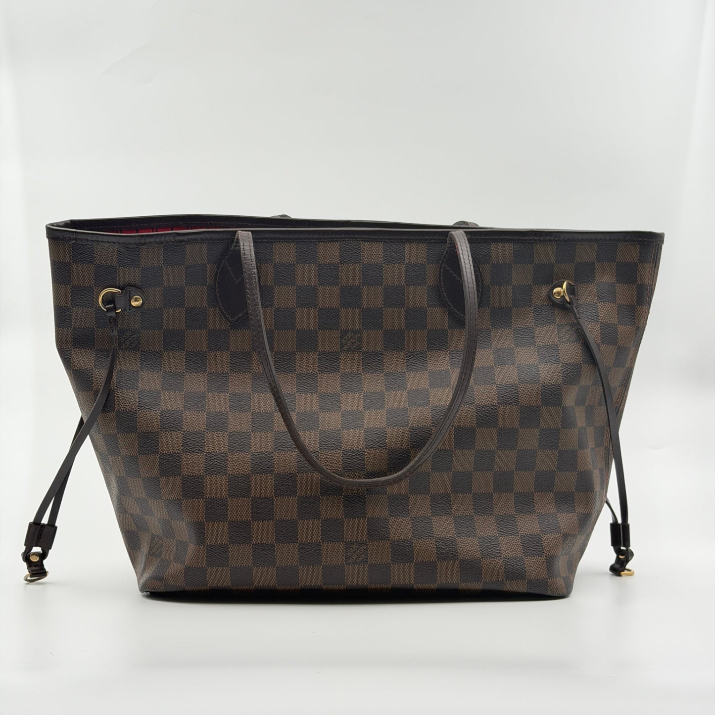 Pre-Owned Damier Ebene Canvas Neverfull MM