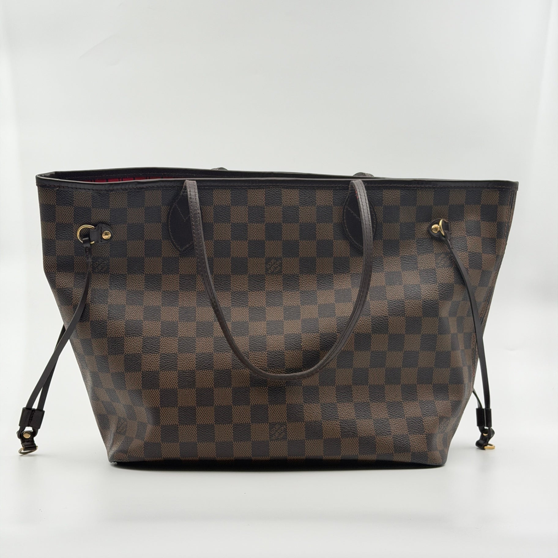 Pre-Owned Damier Ebene Canvas Neverfull MM