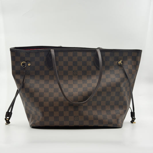 Pre-Owned Damier Ebene Canvas Neverfull MM