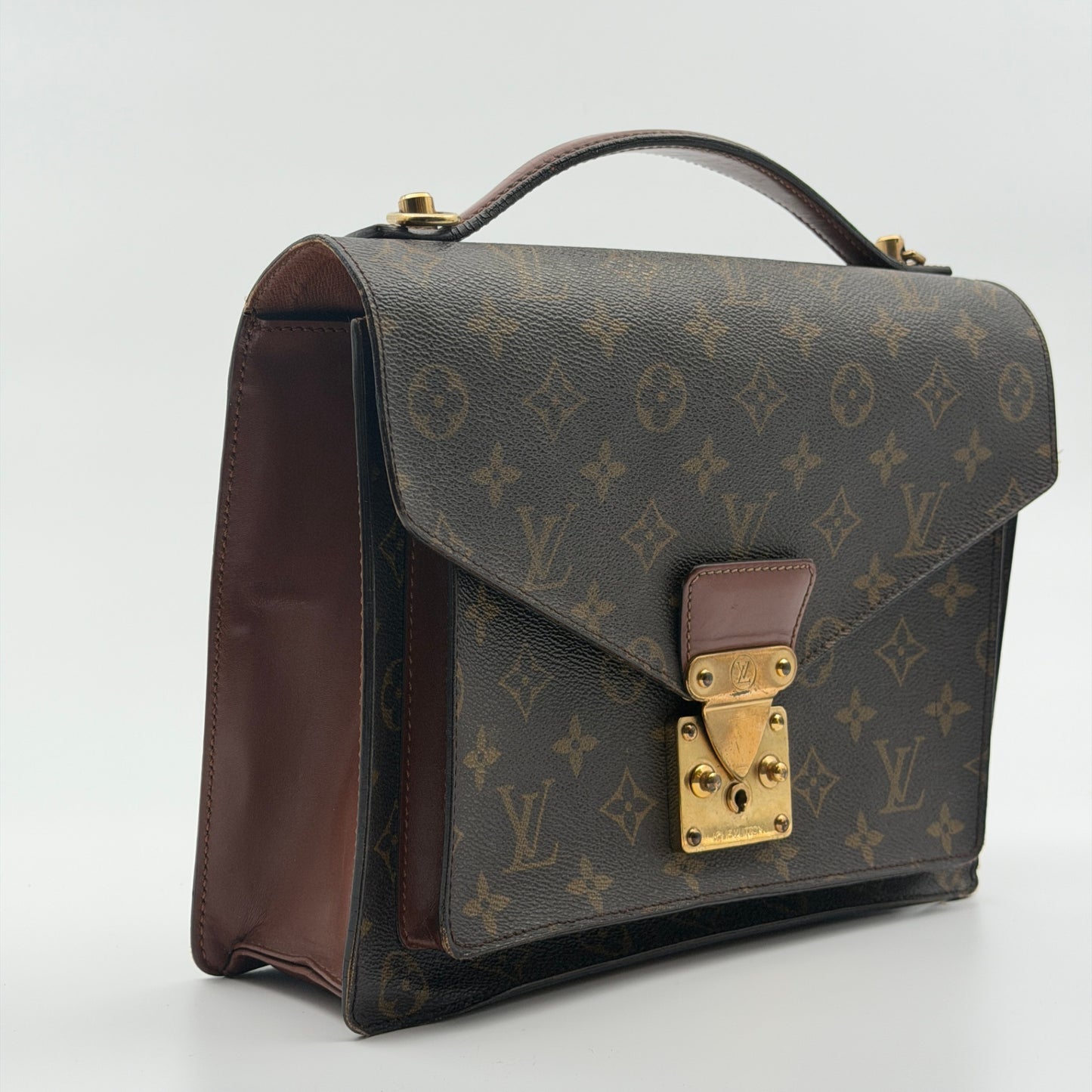 Pre-Owned LV Monogram Canvas Monceau GM Crossbody Bag