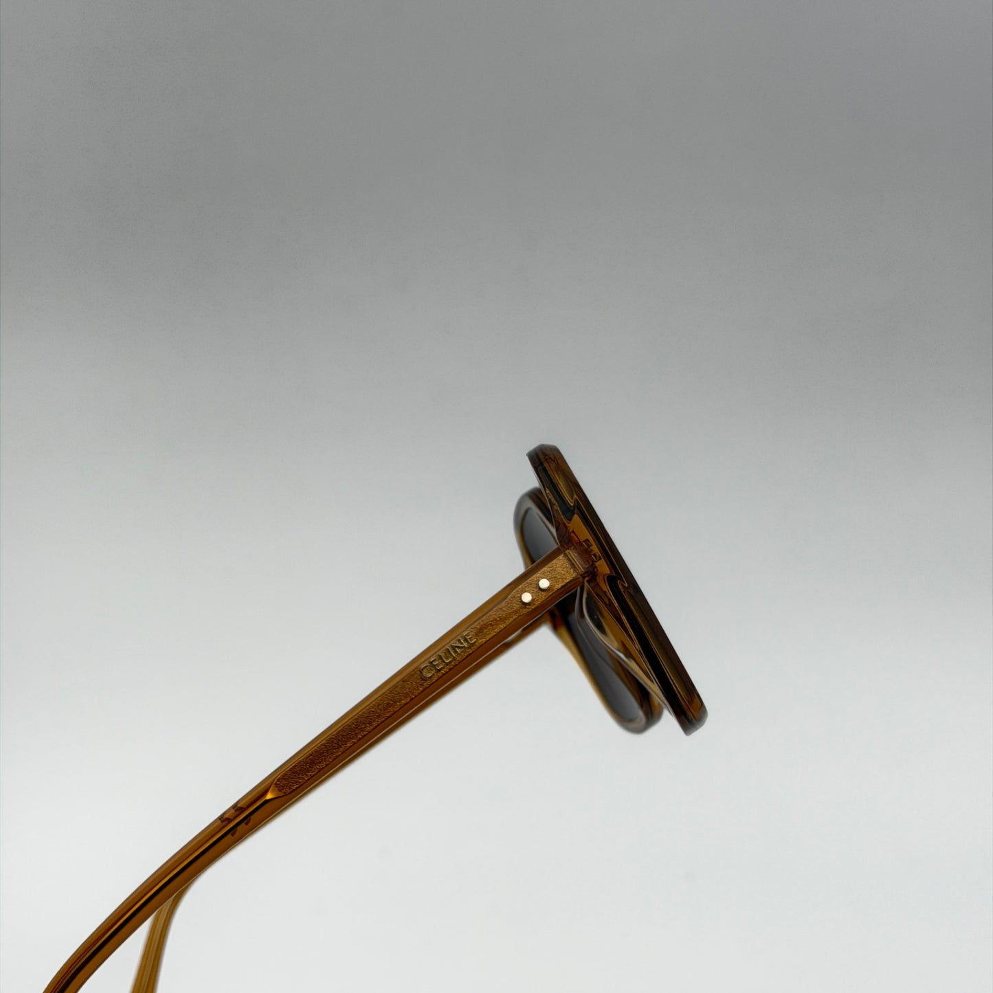 Pre-Owned Brown Tortoise Shell Sunglasses