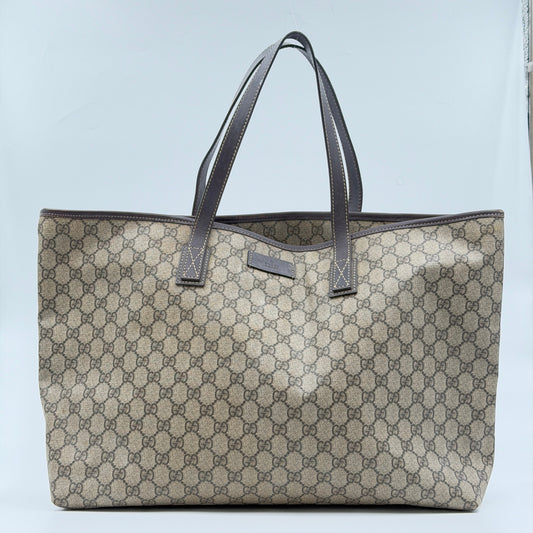 Pre-Owned GG Supreme Coated Canvas Shopper Tote