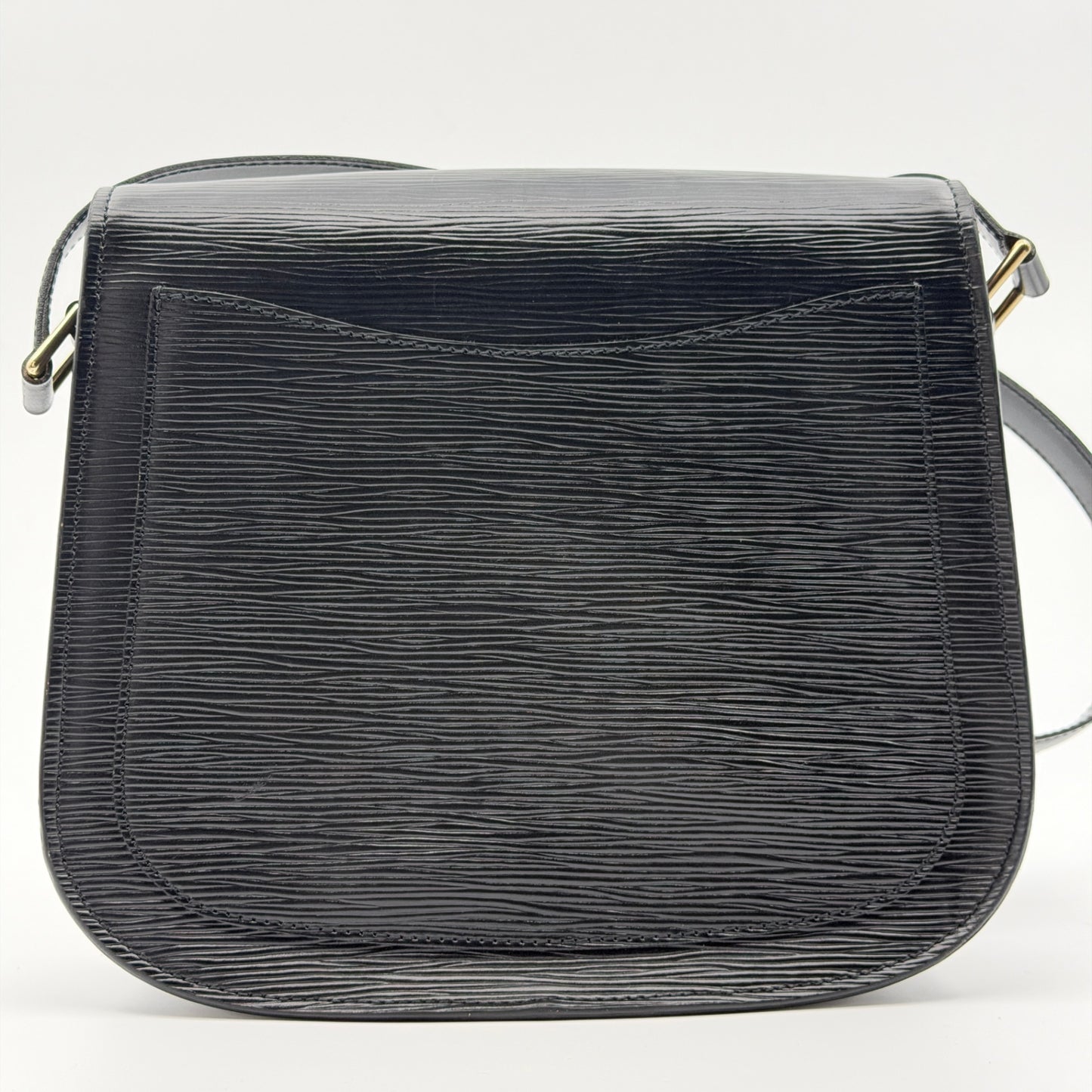 Pre-Owned Black Epileather Saint Cloud Crossbody Bag