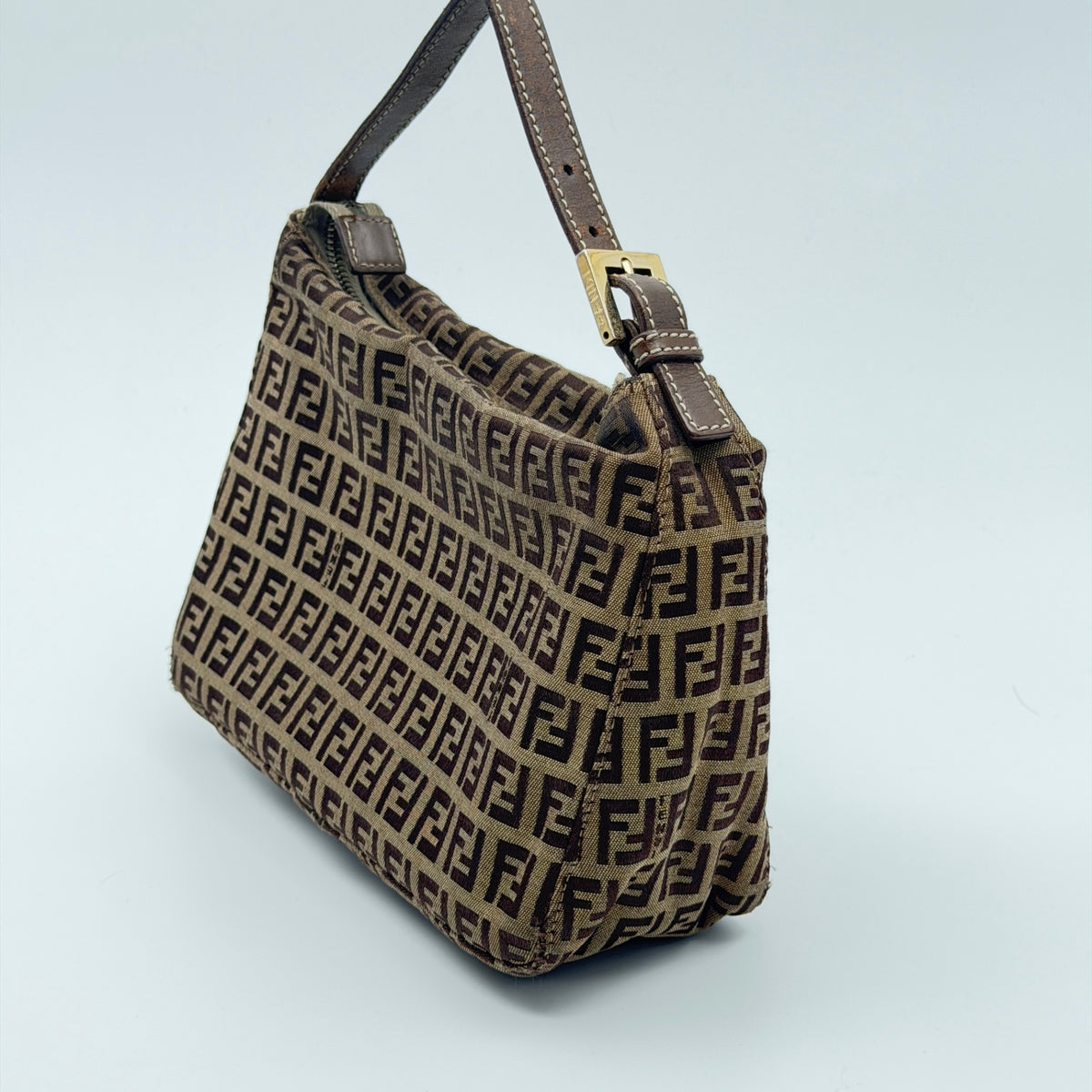 Pre-Owned Beige Zucchino Canvas Handbag