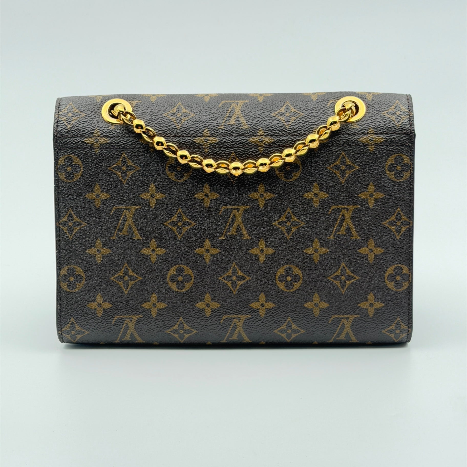 Pre-Owned Black/LV Monogram Canvas Victoire Crossbody Bag
