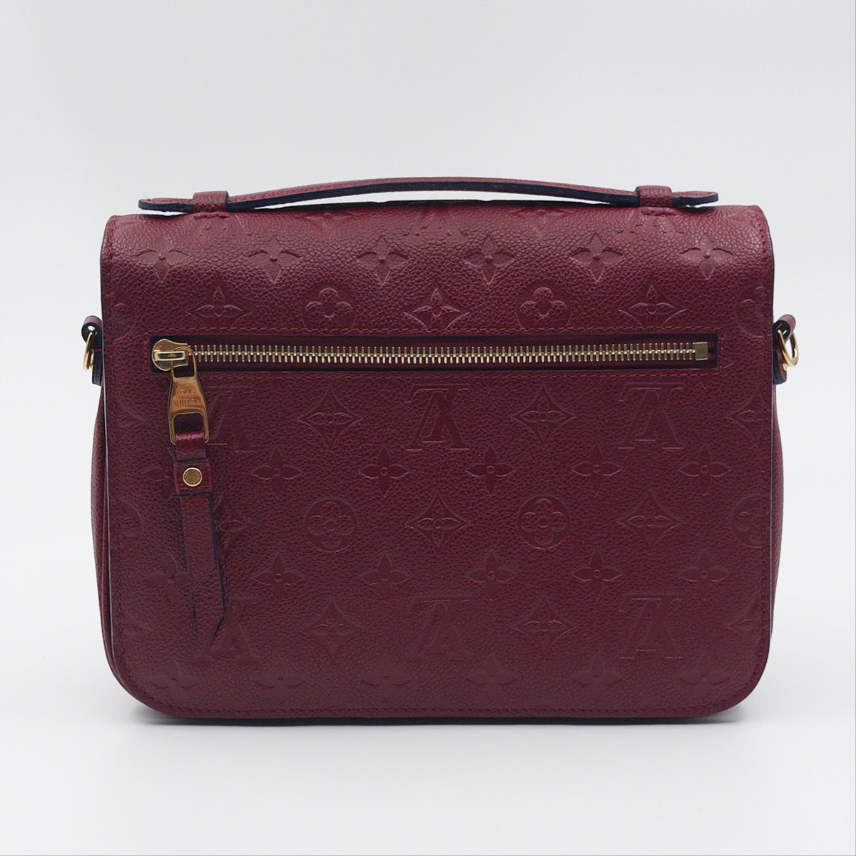 Pre-Owned Red Empreinte Leather Pochette Metis Crossbody Bag