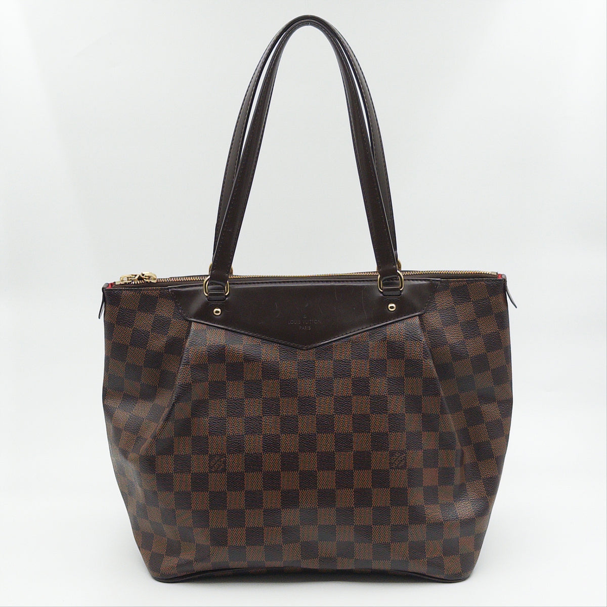 Pre-Owned Damier Ebene Westminster Shoulder Bag