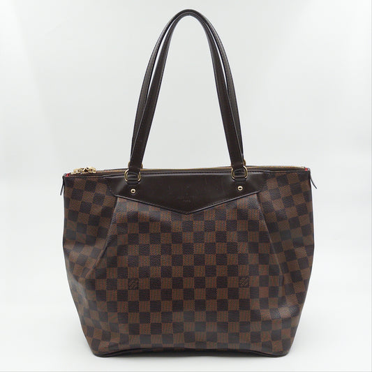 Pre-Owned Damier Ebene Westminster Shoulder Bag