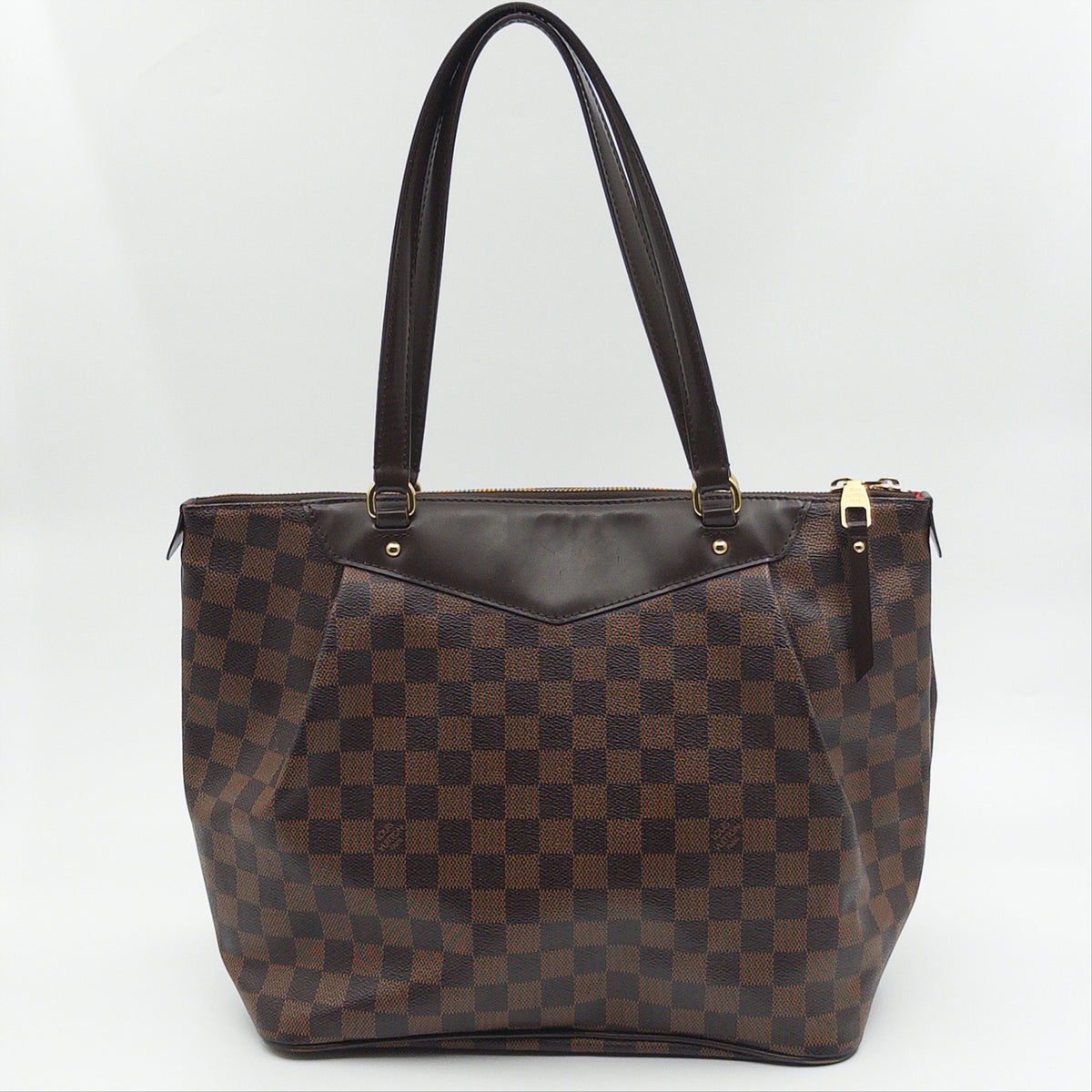Pre-Owned Damier Ebene Westminster Shoulder Bag