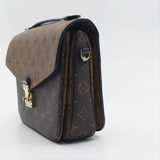 Pre-Owned LV Monogram Reverse Canvas Pochette Metis Crossbody Bag