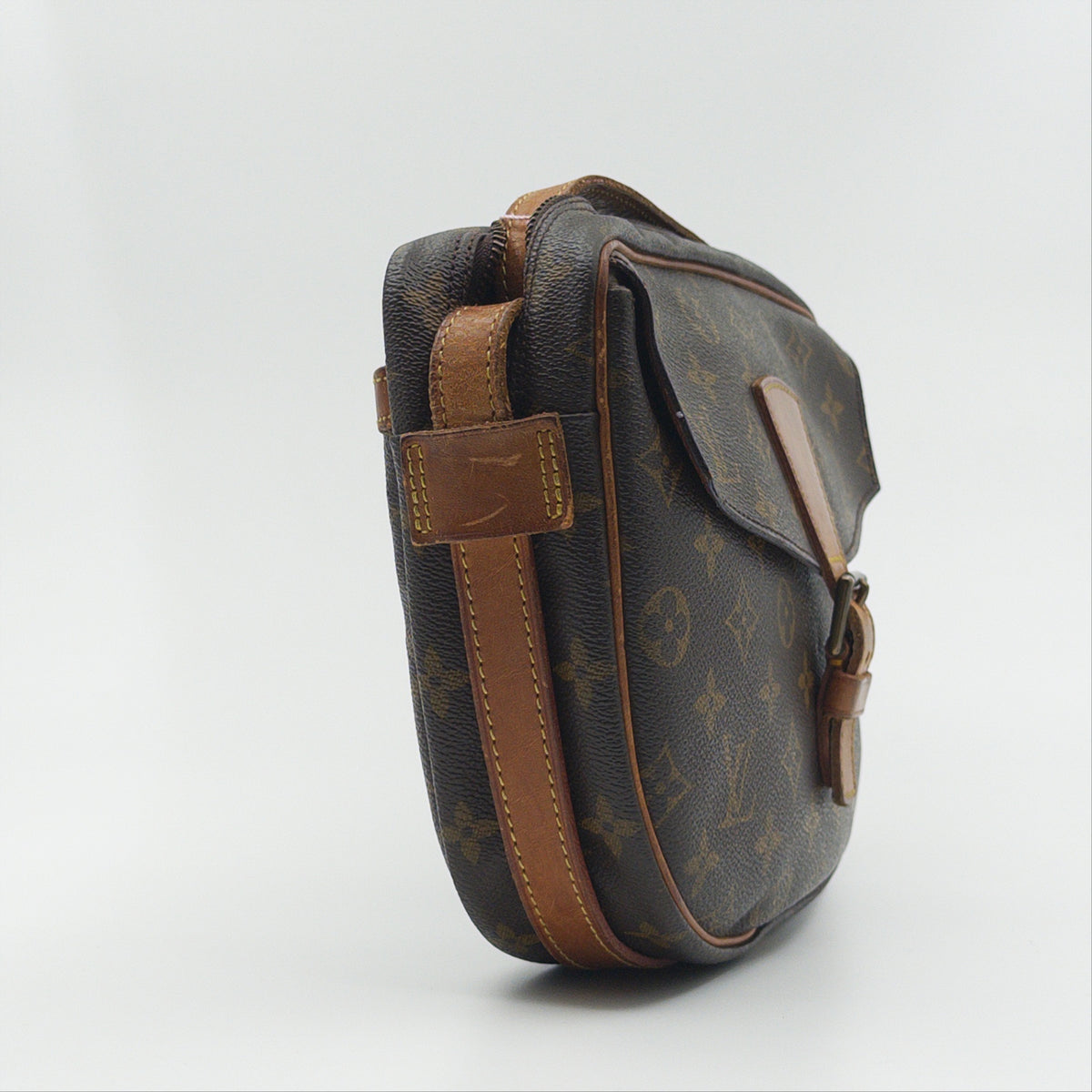 Pre-Owned LV Monogram Canvas Jeune Fille Crossbody Bag