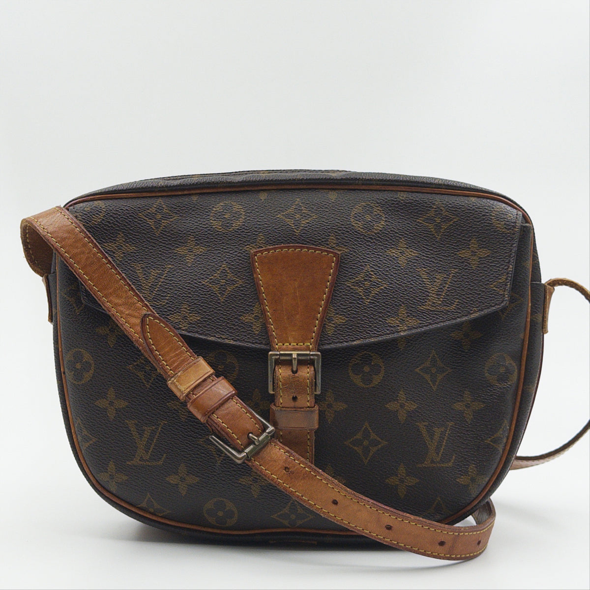 Pre-Owned LV Monogram Canvas Jeune Fille Crossbody Bag