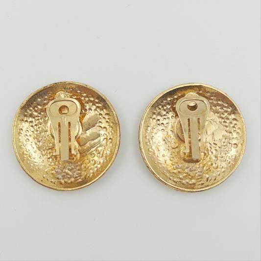 Pre-Owned CC Gold-Plated Earrings