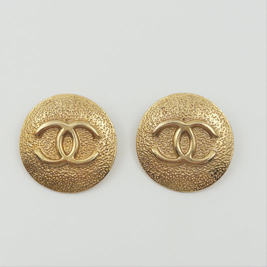Pre-Owned CC Gold-Plated Earrings